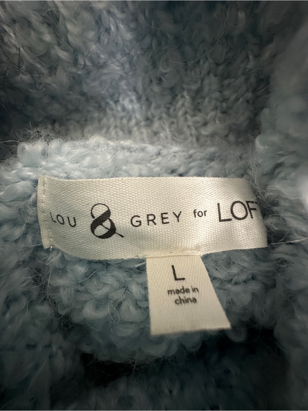 Lou & Grey Cozy Bouclé Sweater - 🩵🩵Icey Blue - Picture 4 of 10